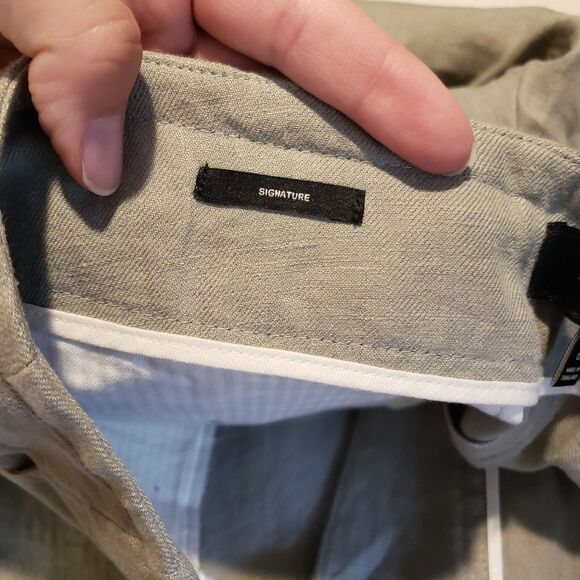 Talbots Signature Pants Womens Size 6 100% Linen Wide Leg Trousers - Picture 8 of 12